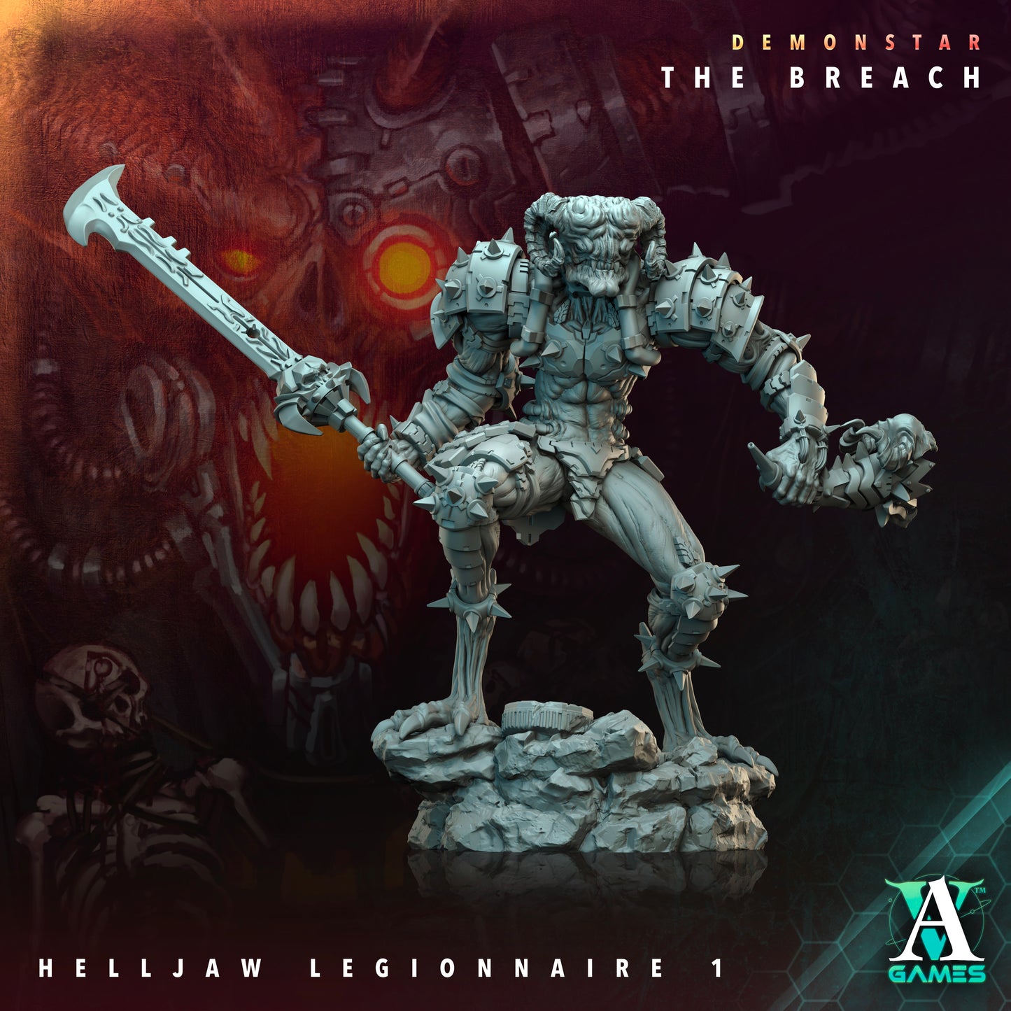 Demonstar The Breach Helljaw Legionnaires - Archvillian Games