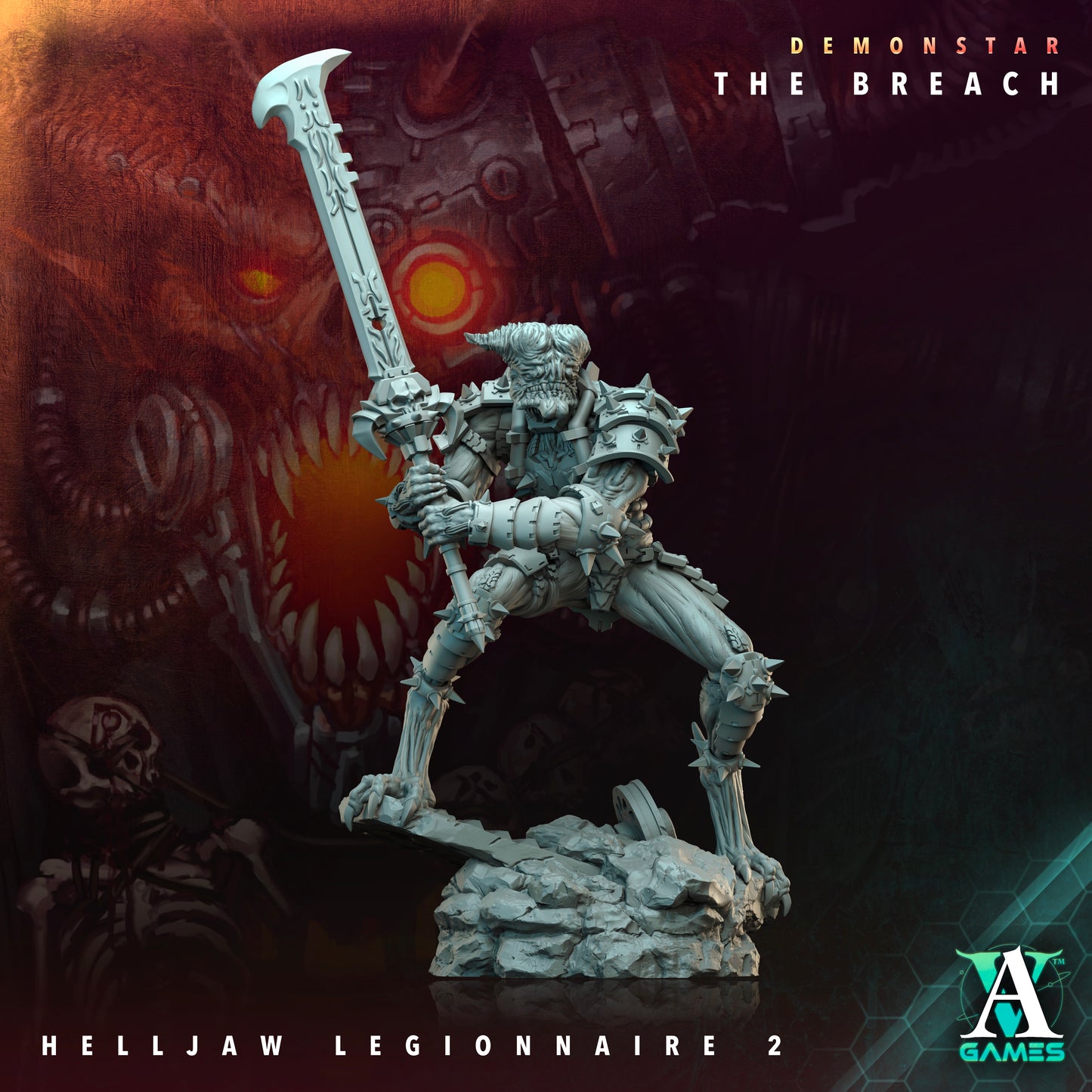 Demonstar The Breach Helljaw Legionnaires - Archvillian Games