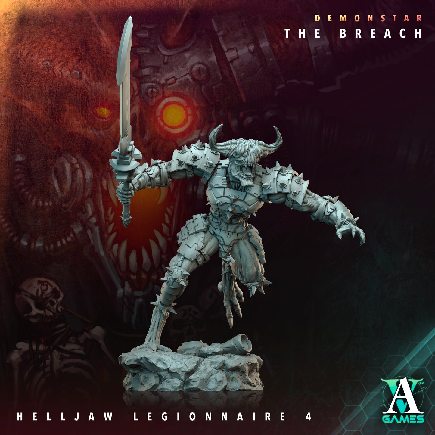 Demonstar The Breach Helljaw Legionnaires - Archvillian Games