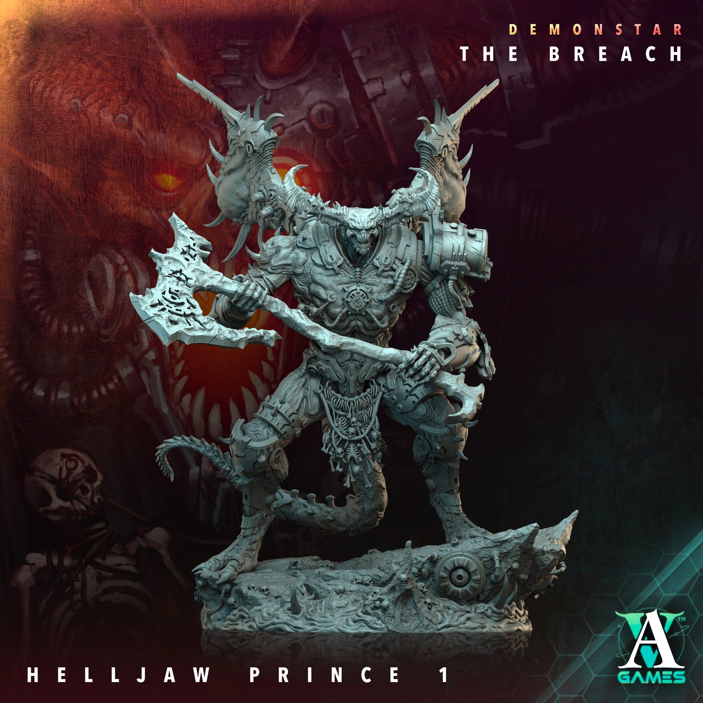 Demonstar The Breach Helljaw Prince - Archvillian Games