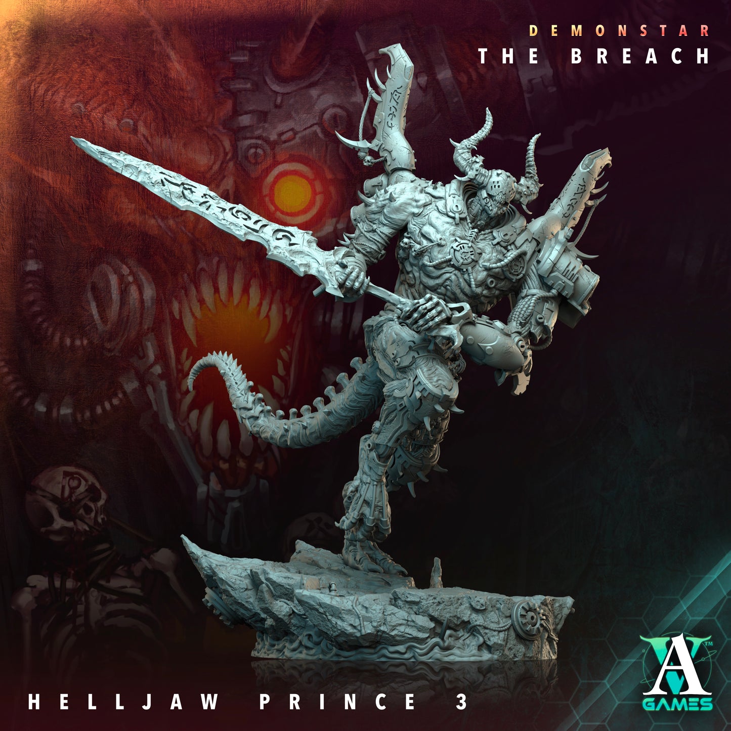 Demonstar The Breach Helljaw Prince - Archvillian Games