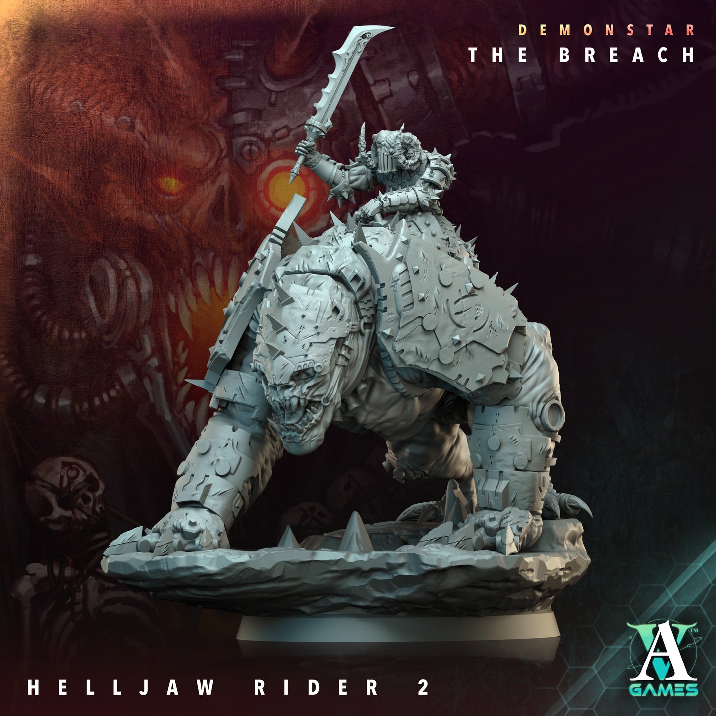 Demonstar The Breach Helljaw Riders - Archvillian Games