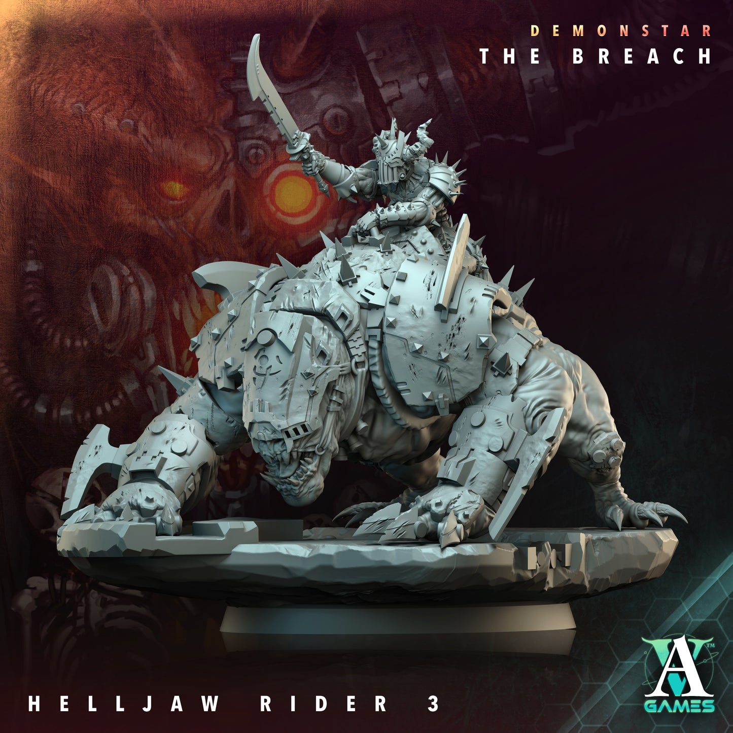 Demonstar The Breach Helljaw Riders - Archvillian Games