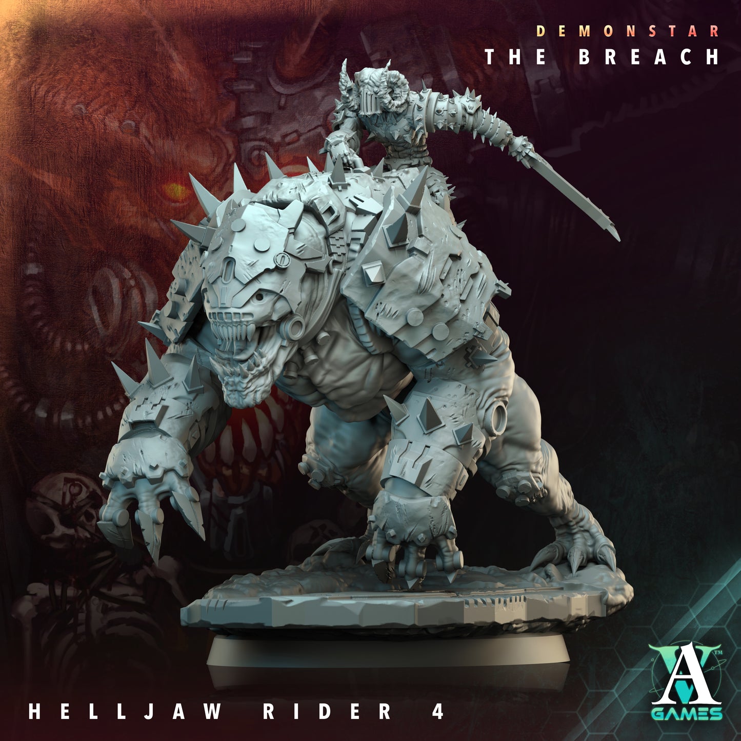 Demonstar The Breach Helljaw Riders - Archvillian Games