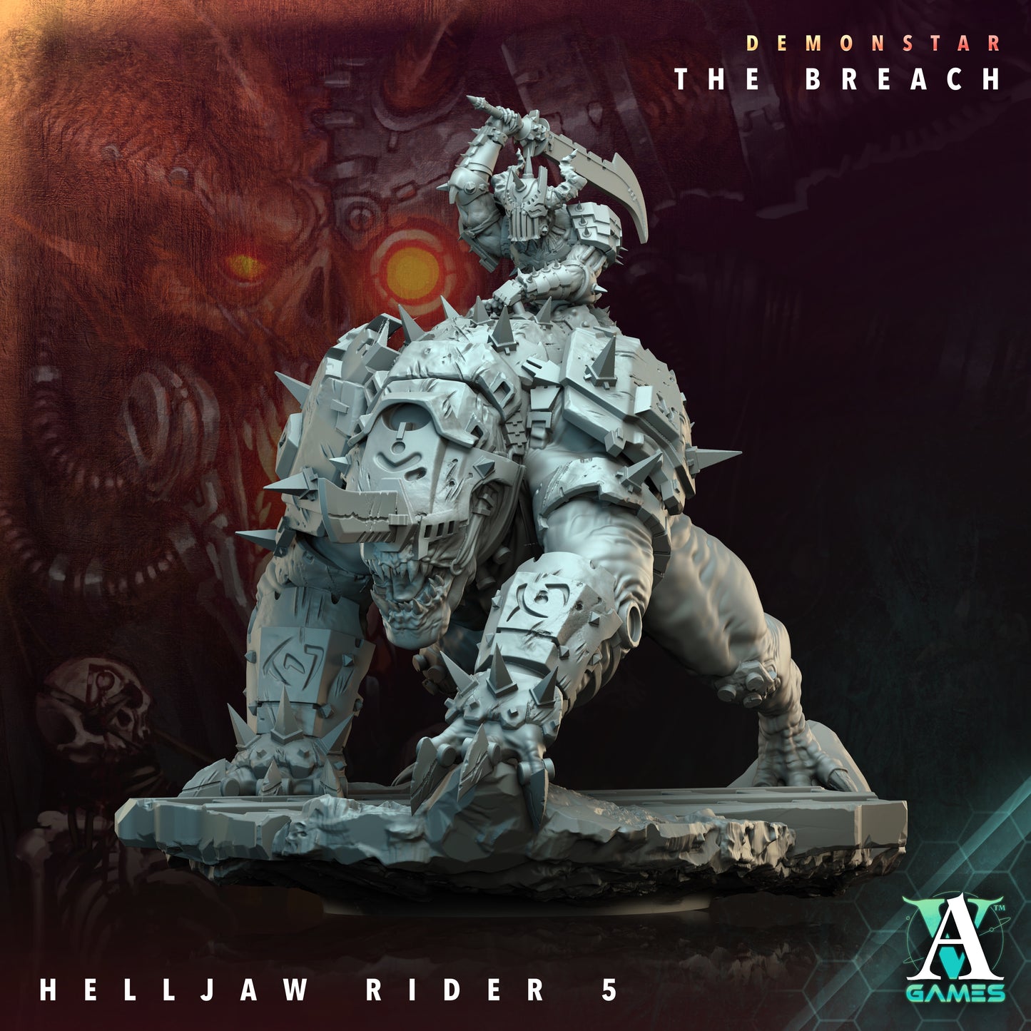 Demonstar The Breach Helljaw Riders - Archvillian Games