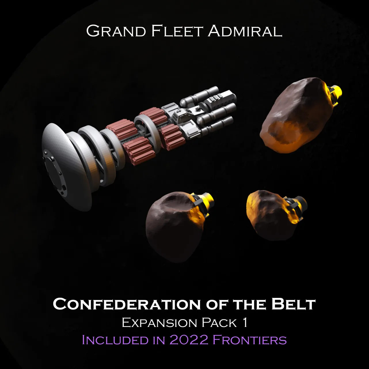 Confederation of the Belt Flagships and Expansions - Grand Fleet Admiral Tabletop - 1/5000 Scale