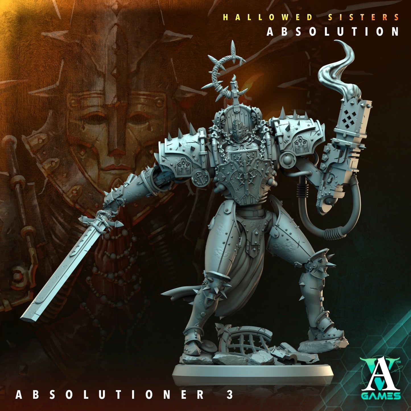 Hallowed Sisters Absolution Absolutioner - Archvillian Games