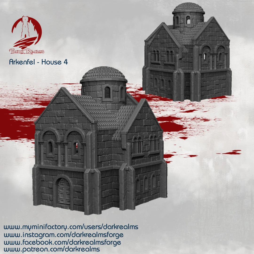 10mm Dark Realms Arkenfel - House Terrain Pack