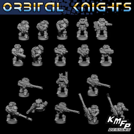 Space Knights recon squad  - 6mm/8mm