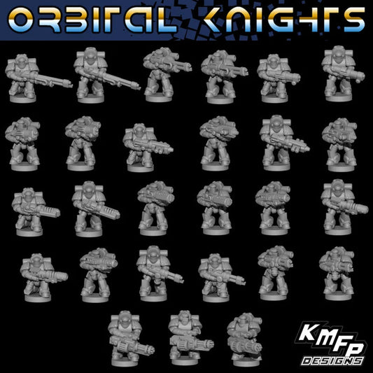 Space Knights Specialist Weapons set - 6mm/8mm