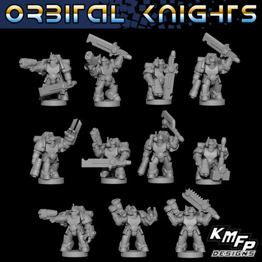 Space Knights Troop Leaders - 6mm/8mm