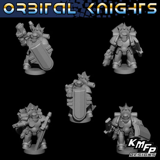 Space Knights Bodyguard Veterans - 6mm/8mm