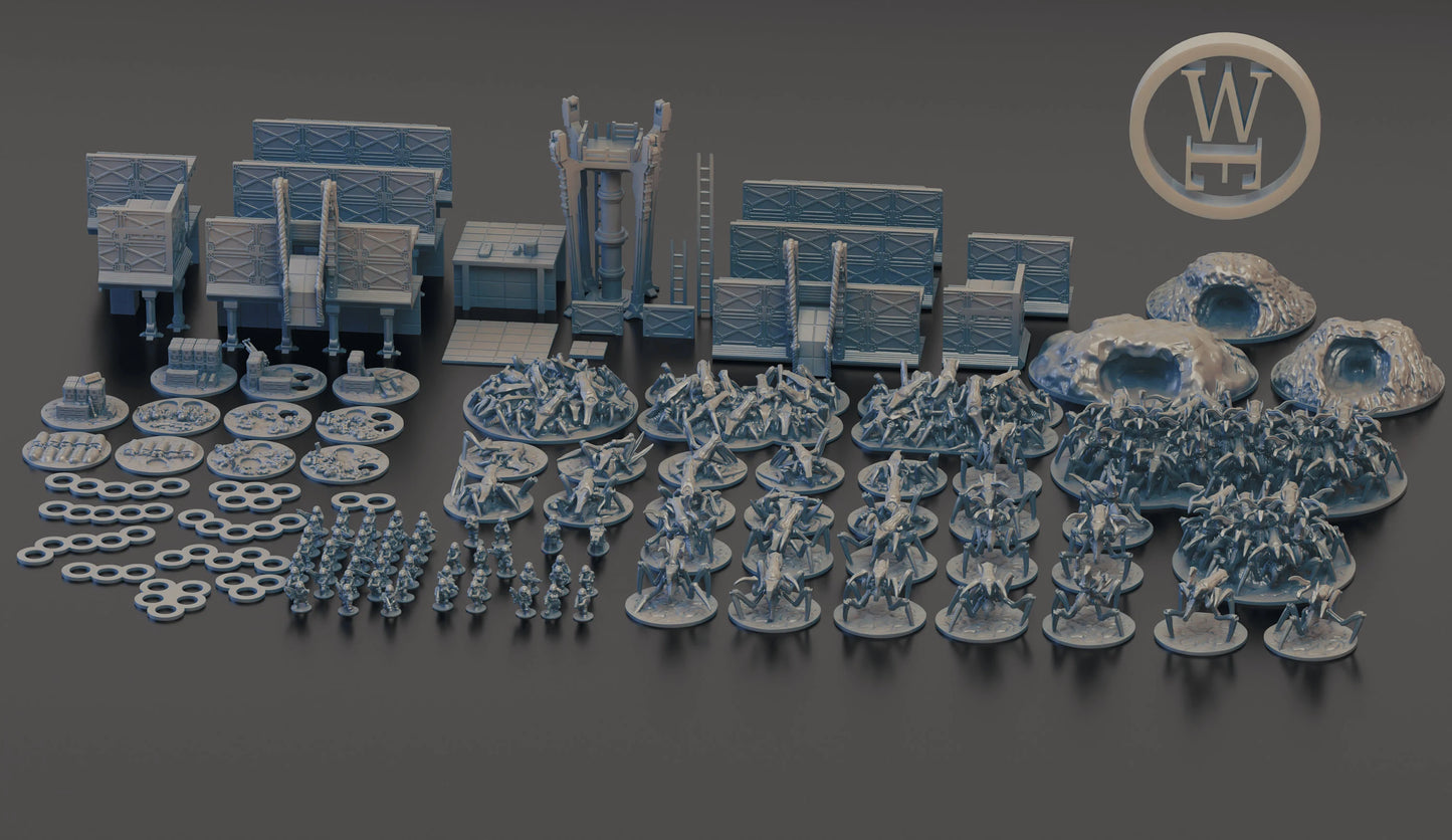 Voidship Troopers Defense and accessories - 6mm/8mm Epic - Wakes Emporium