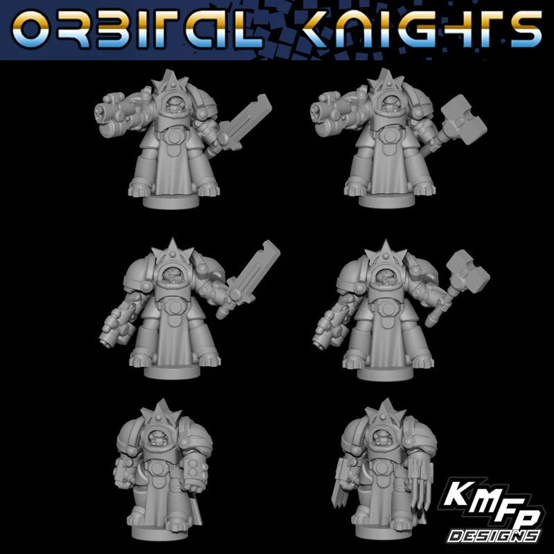 Space Knights Heavy Armour Command - 6mm/8mm