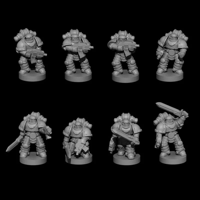 OLD Knight infantry - 6mm/8mm