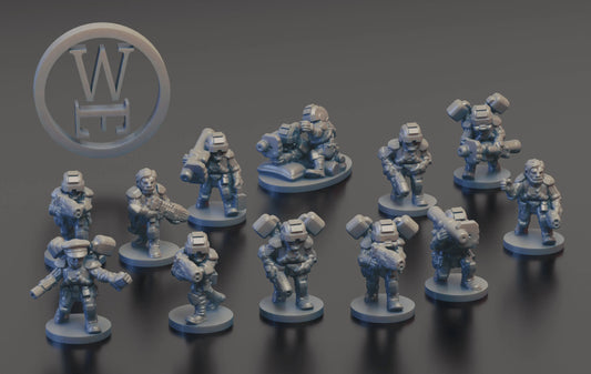 Esyrian Atmospheric Drop Troopers Specialists - 6mm/8mm Epic - Wakes Emporium