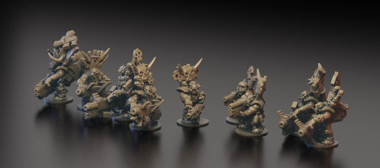 Orc Heavy Weapons Specialists - 6mm/8mm Epic - Wakes Emporium