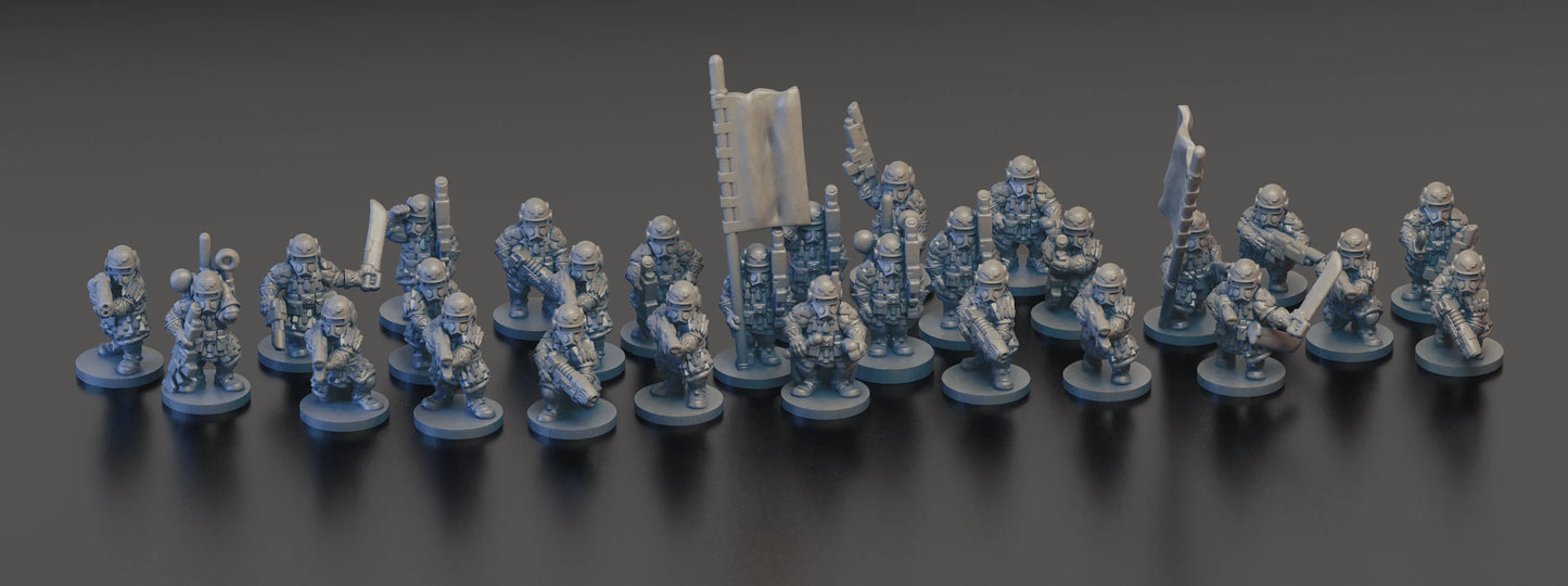 Vertruvian Dragoons - 6mm/8mm Epic - Wakes Emporium