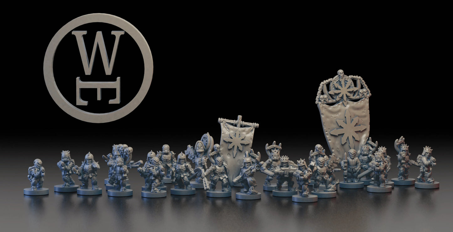 Unholy Darktide Veterans - 6mm/8mm Epic - Wakes Emporium