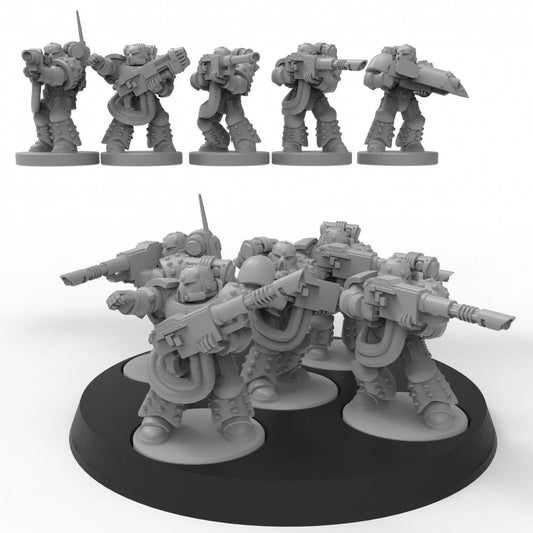 Smol Genewarrior Heavy Support Team 1 By - 6mm/8mm - ThatEvilOne