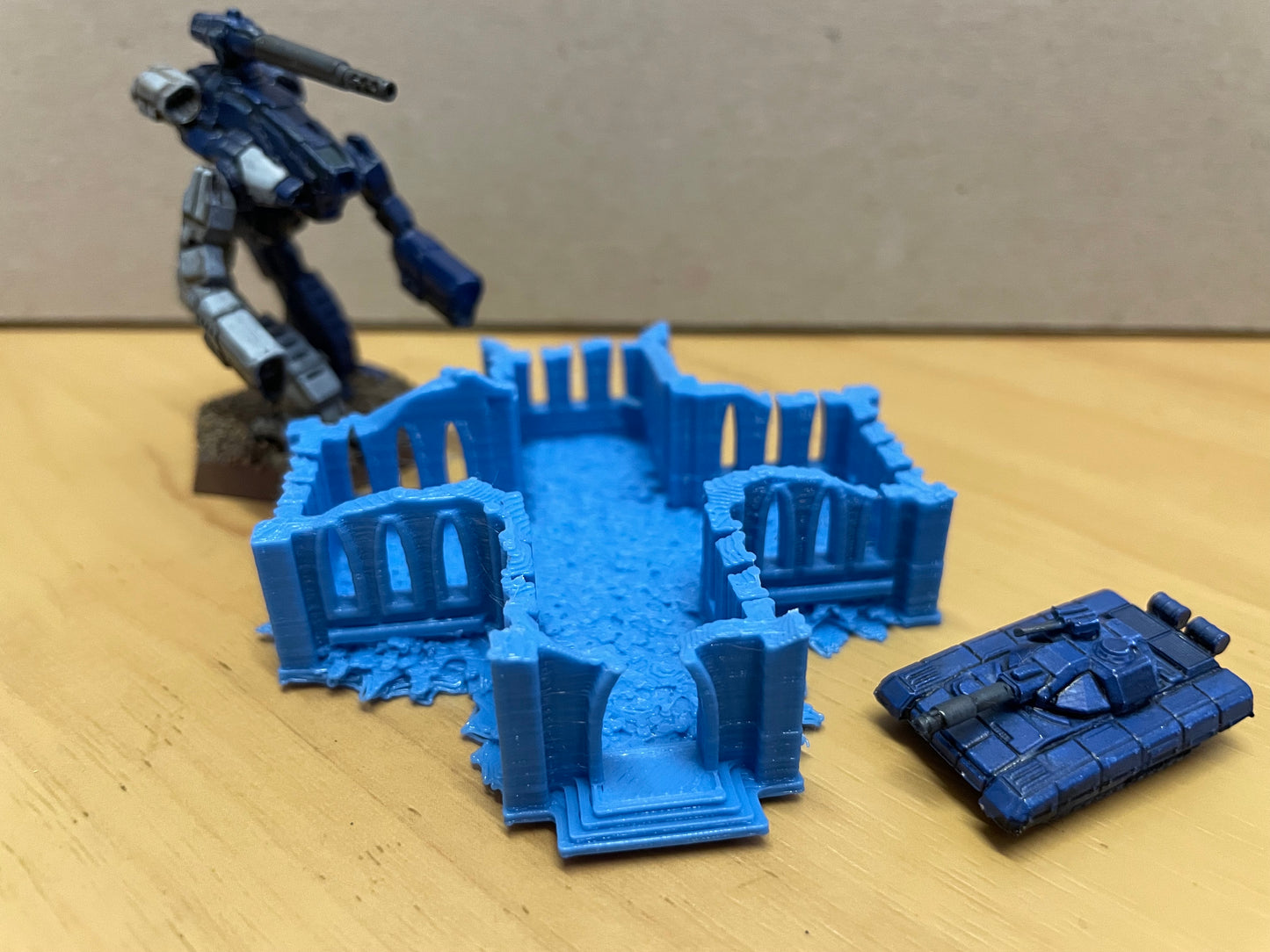 Gothic Ruined Building 1 - Wargame Forge