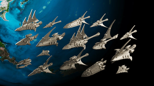 Iralynn Intrusion Flagships and Expansions - Grand Fleet Admiral Tabletop - 1/5000 Scale