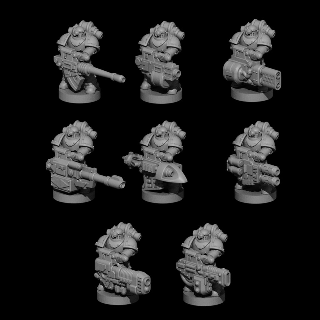 OLD Knight Infantry pt4 - 6mm/8mm