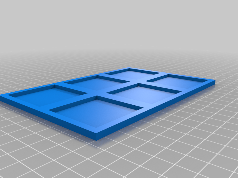 thumbnail image 2 of 25x50mm To 30x60mm Square Base Conversion Movement Trays For Warhammer Fantasy 2 of 4