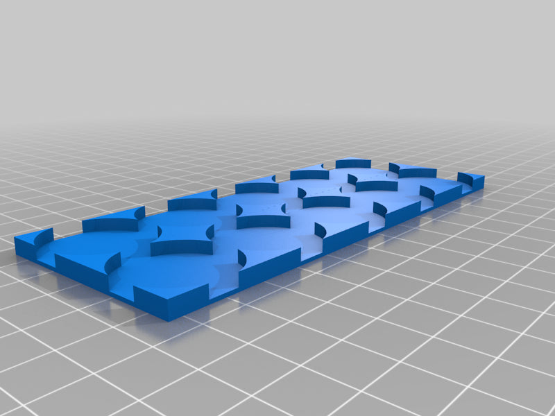 25mm Round To 25mm Square Base Conversion Movement Trays - Warhammer Old World Trays