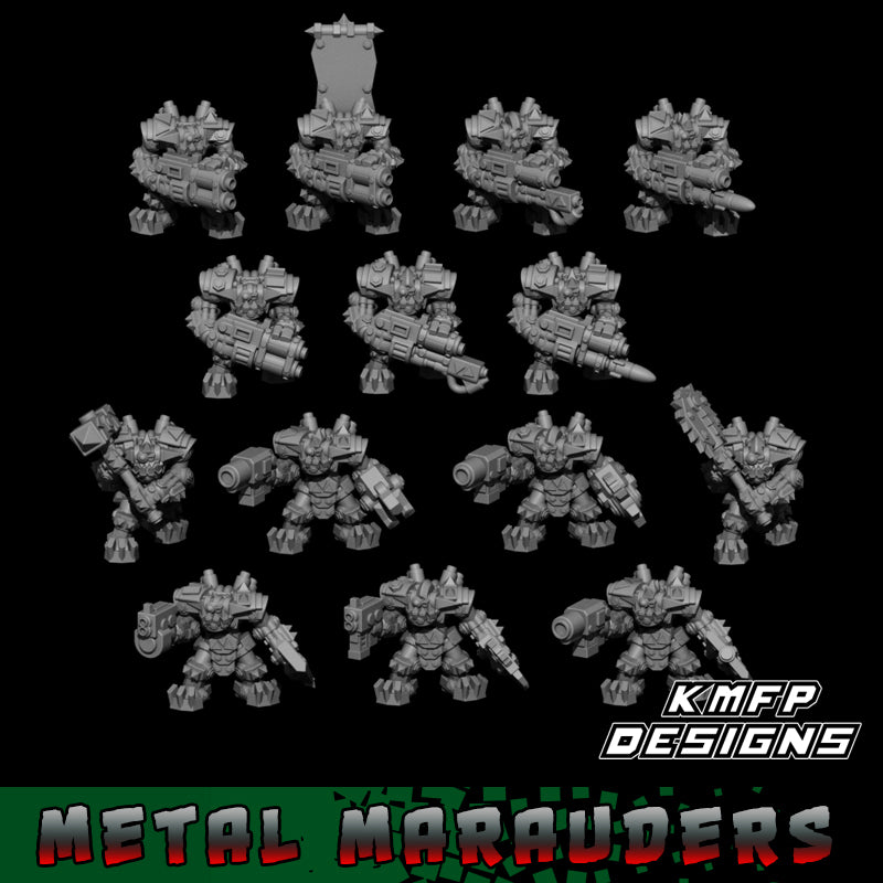 Metal Marauders Grunt Bosses- 6mm/8mm