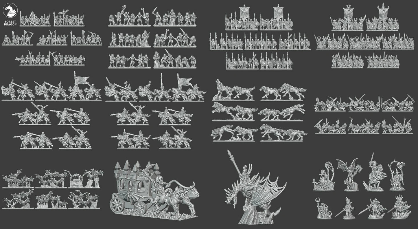 Warmaster miniature wargame - Fantasy Army Set