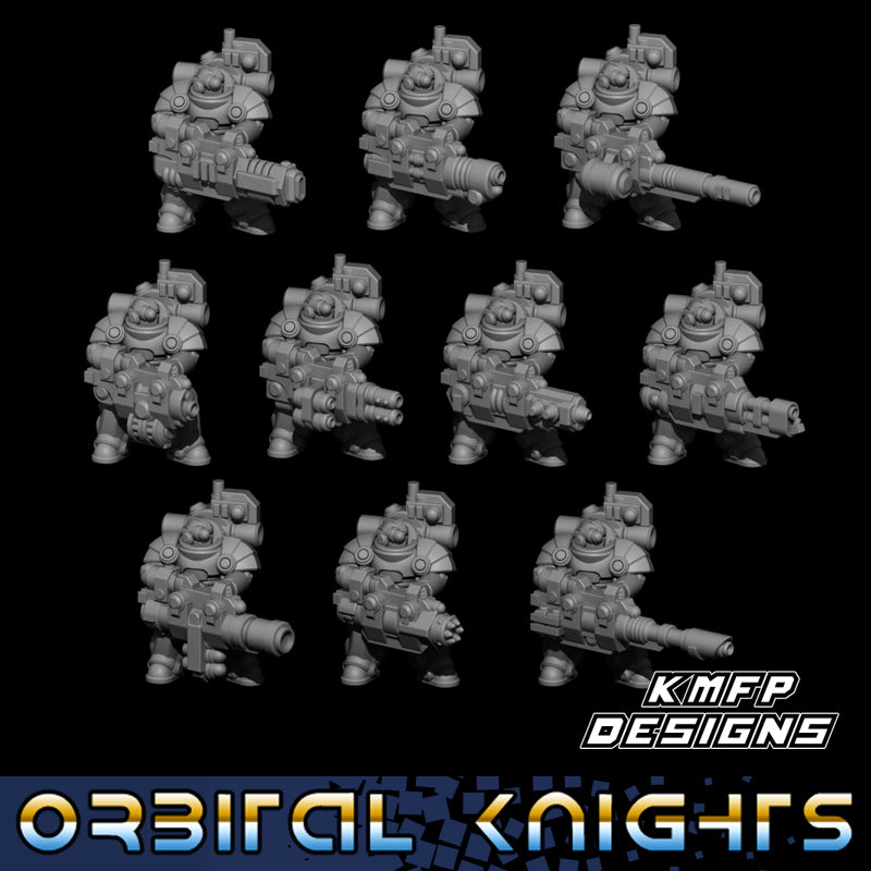 Orbital Knights 2 - Heavy Support Troops - 6mm/8mm KMFP