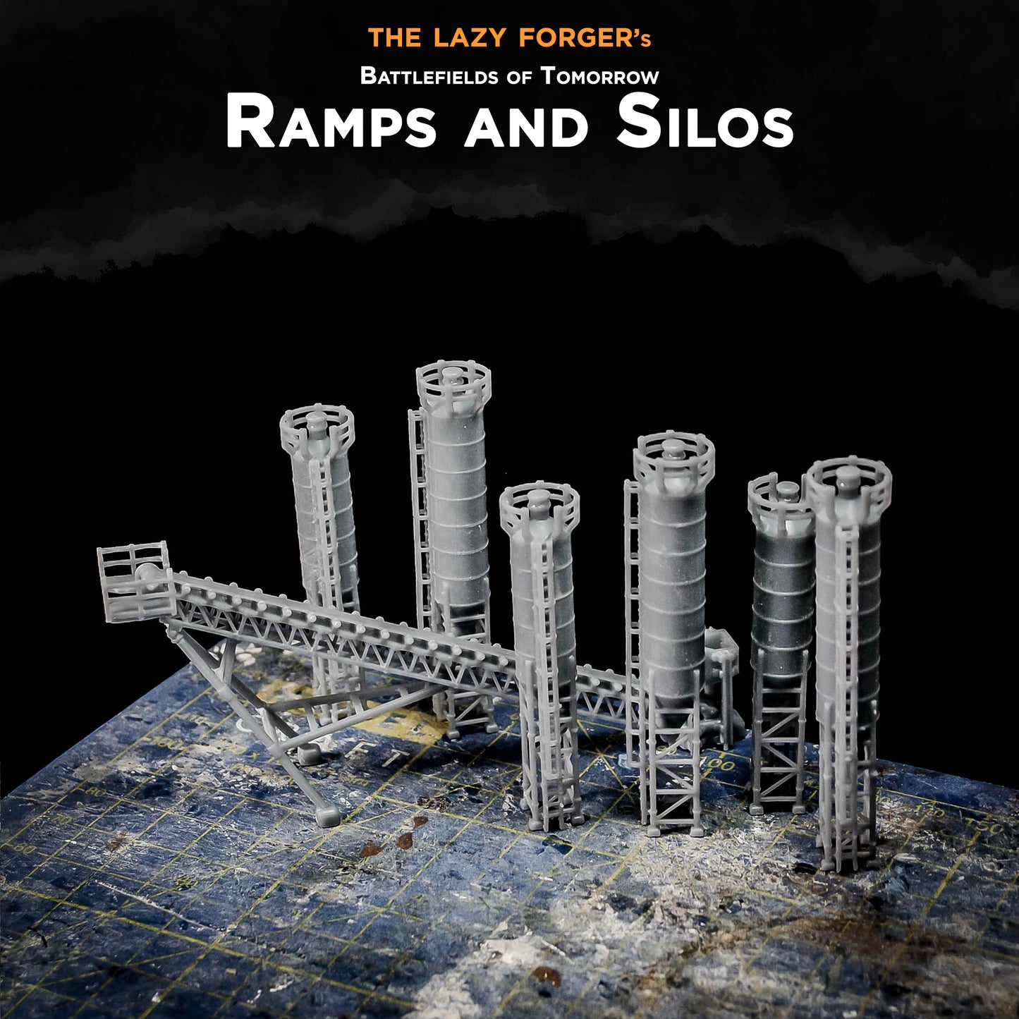 Ramps and silos - Miniature Terrain Set