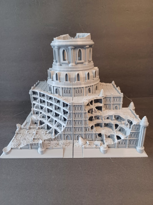 Gothic Ruined Imperial Senate Building - Wargame Forge