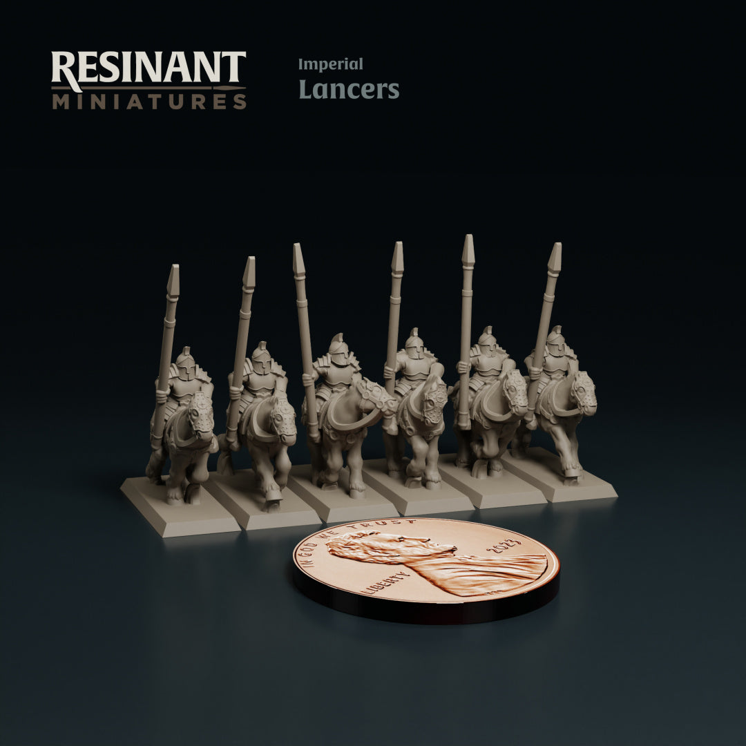 Imperials - Lancers - 6mm/8mm - Resinant Miniatures