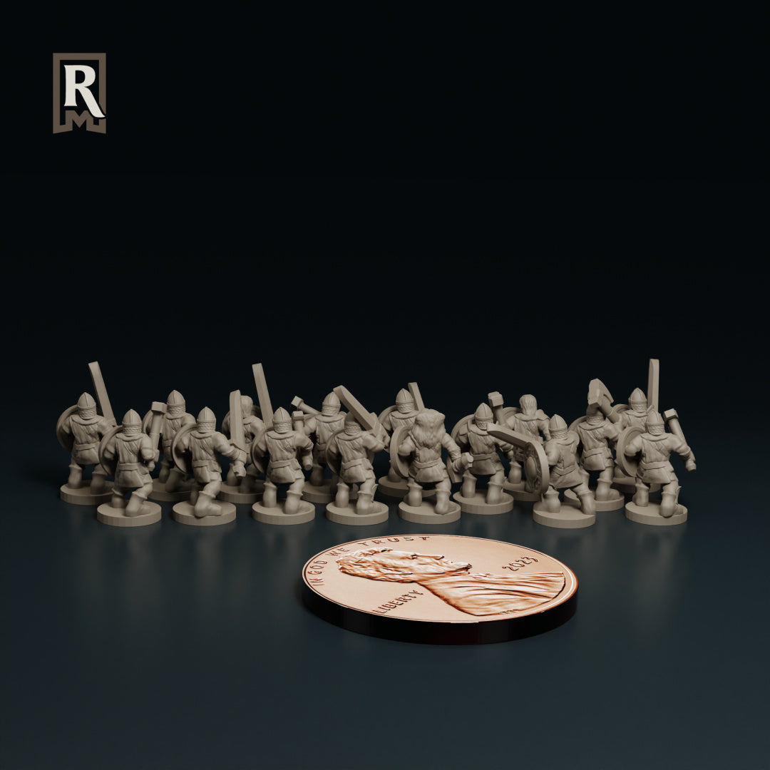 Northmen - Shield Wall - 6mm/8mm - Resinant Miniatures