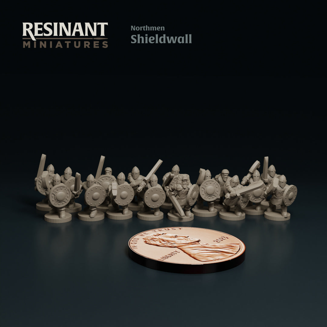 Northmen - Shield Wall - 6mm/8mm - Resinant Miniatures