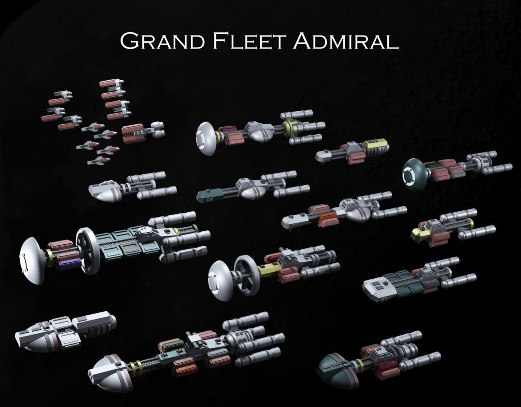 Confederation of the Belt - Grand Fleet Admiral Tabletop - 1/5000 Scale