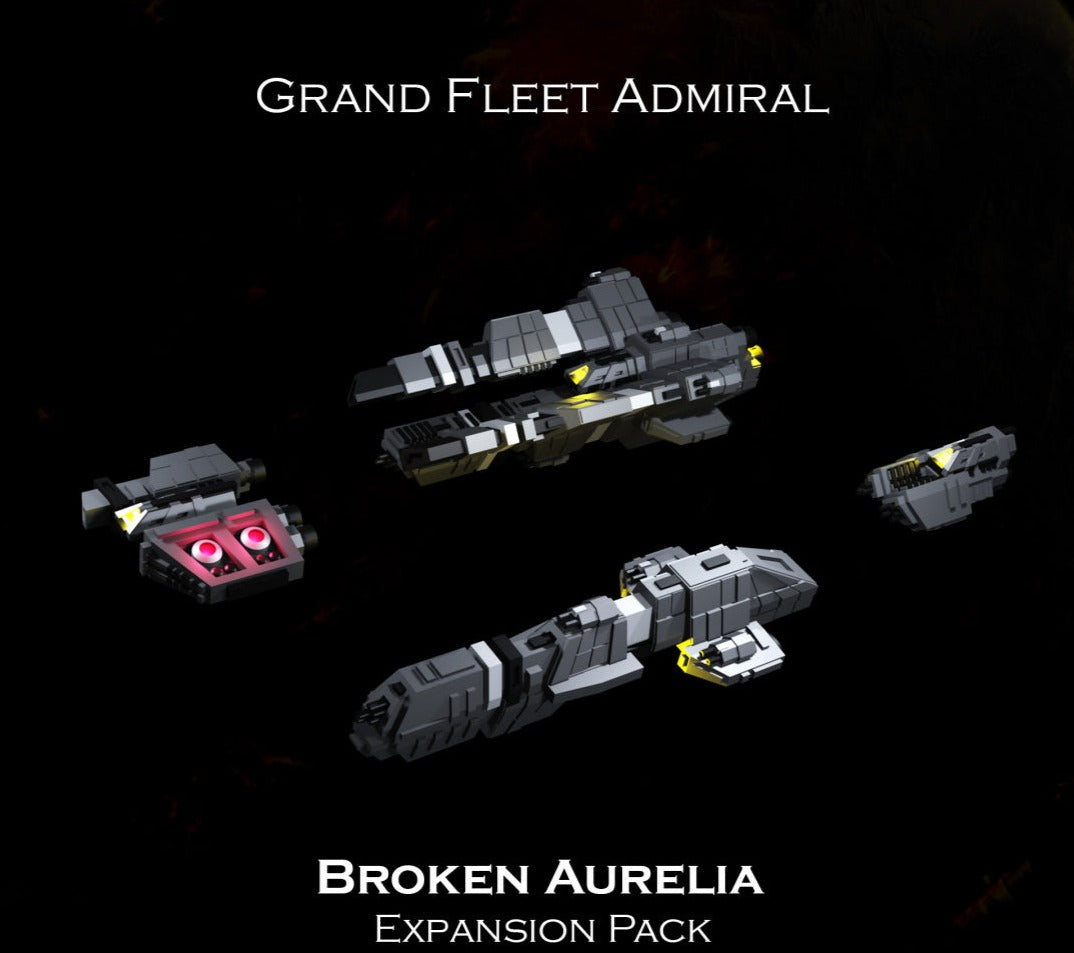 Broken Aurelia Flagships and Expansions - Grand Fleet Admiral Tabletop - 1/5000 Scale