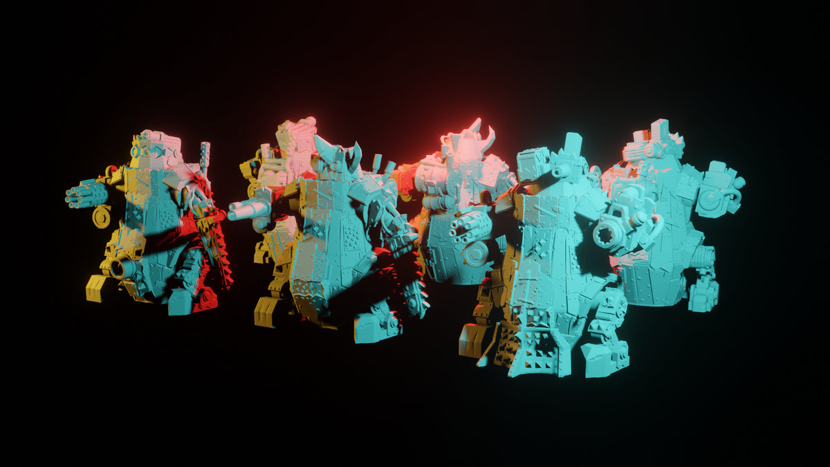 Rust Knight Kit Raider of cendre Rust Knight - 6mm/8mm - Bishok – AfterDark Prints