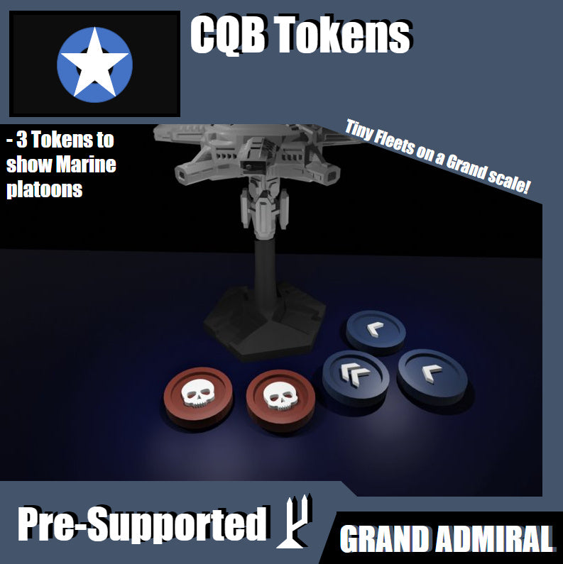 Tokens - Grand Fleet Admiral Tabletop - 1/5000 Scale