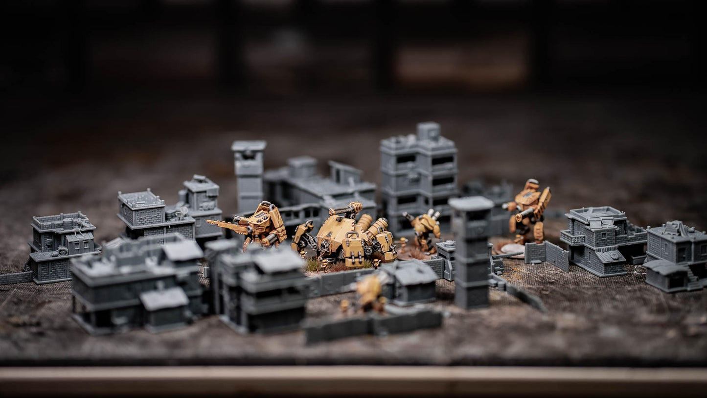 Favelas - Miniature Terrain Set (12 Buildings)