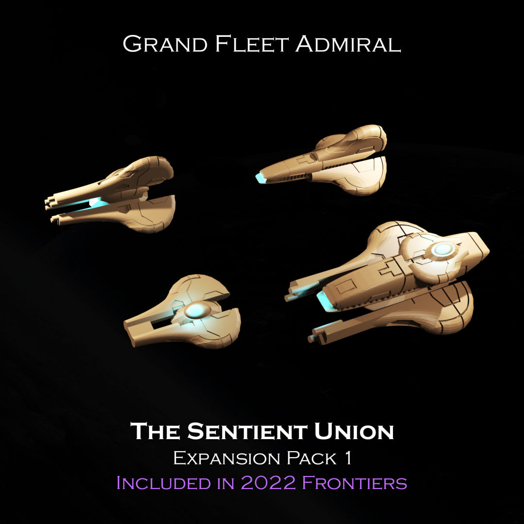 Sentient Union Flagships and Expansions - Grand Fleet Admiral Tabletop - 1/5000 Scale