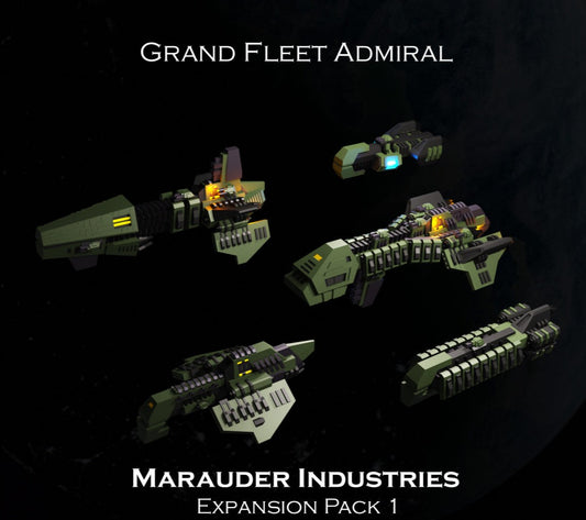 Marauder Industries Flagships and Expansions - Grand Fleet Admiral Tabletop - 1/5000 Scale