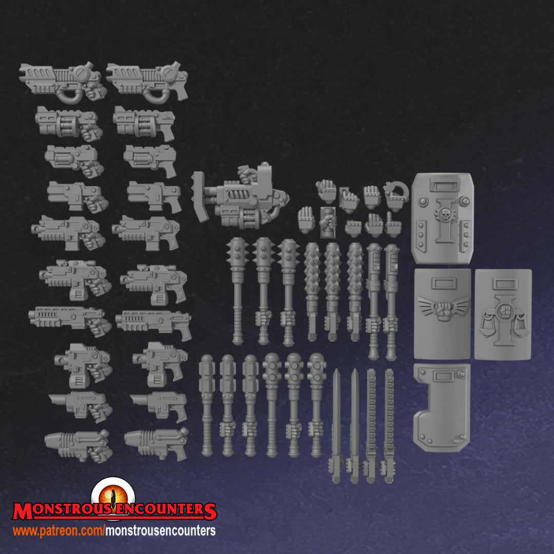 Imperial Arbiters Shock Team - 28/32mm miniatures by Monstrous Encounters