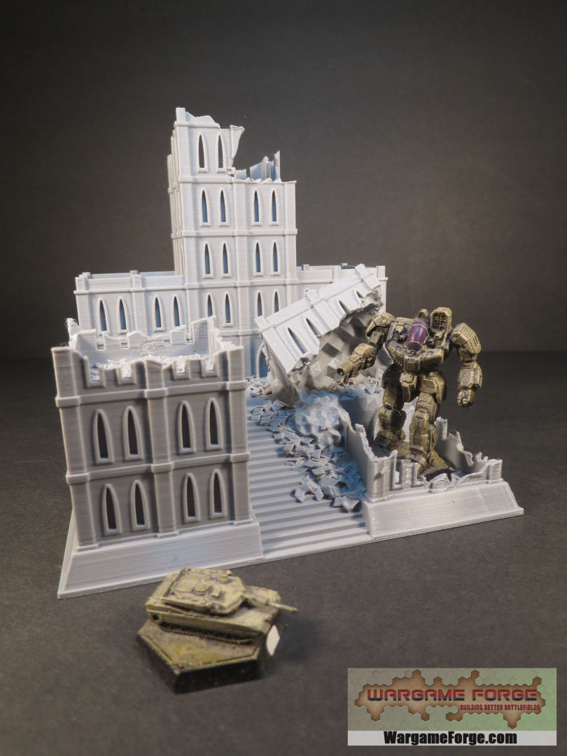 Gothic Ruined Imperial Palace GR030 - Wargame Forge