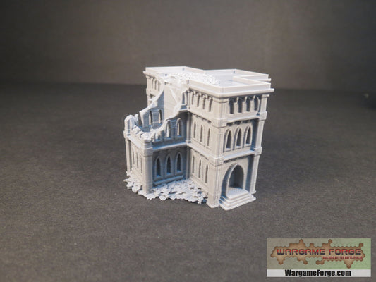 Gothic Ruined Building 2 - Wargame Forge