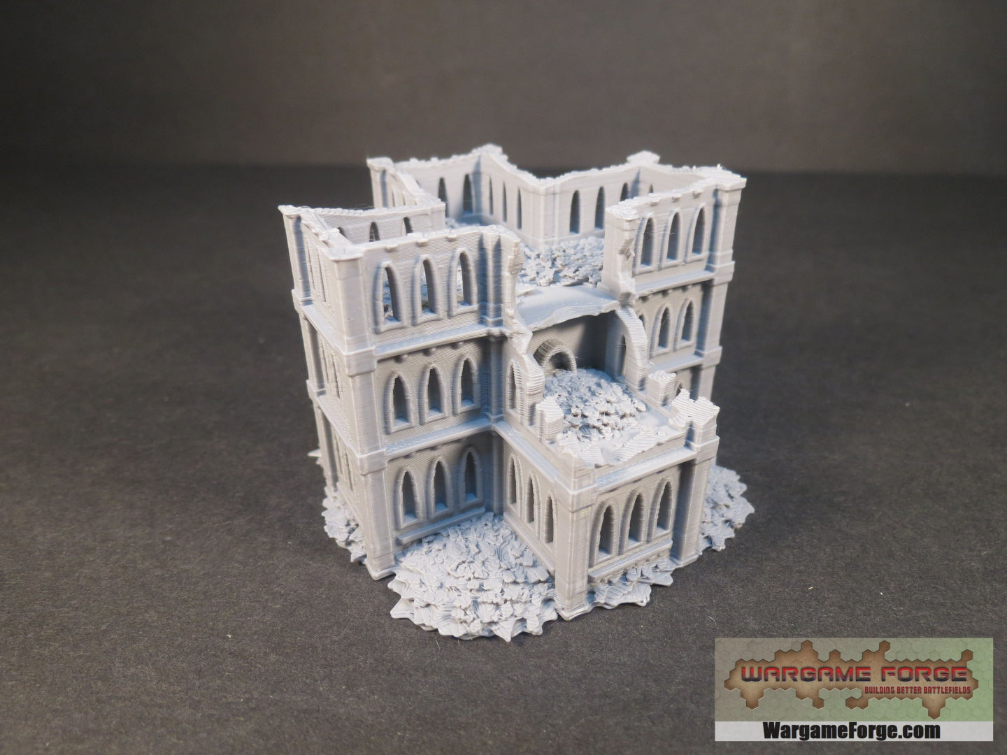 Gothic Ruined Building 3 GR003 - Wargame Forge