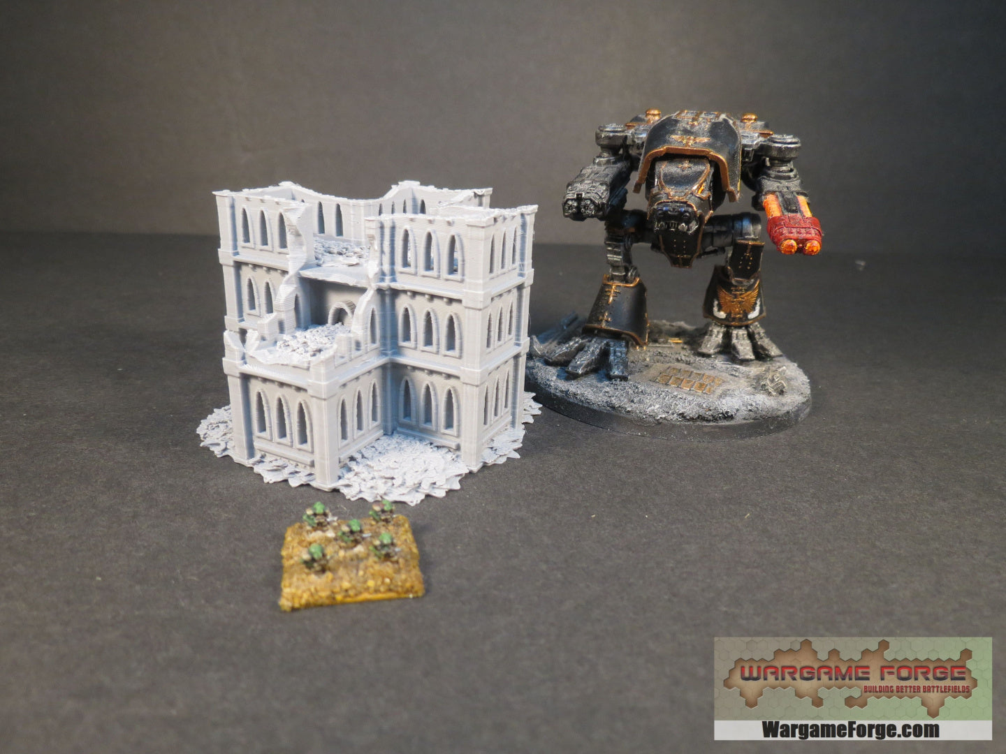 Gothic Ruined Building 3 GR003 - Wargame Forge