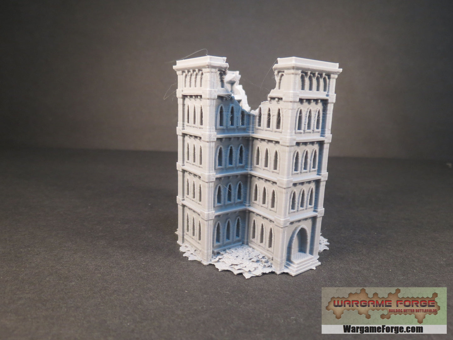 Gothic Ruined Building 4 GR004 - Wargame Forge